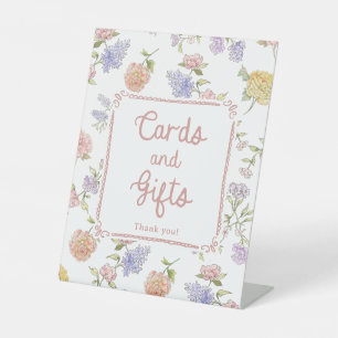 Signe De Table Élégante carte à Fêtes des mariées et cadeaux flor