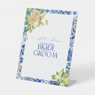 Signe De Table Elégantes idées florales de citron méditerranéen