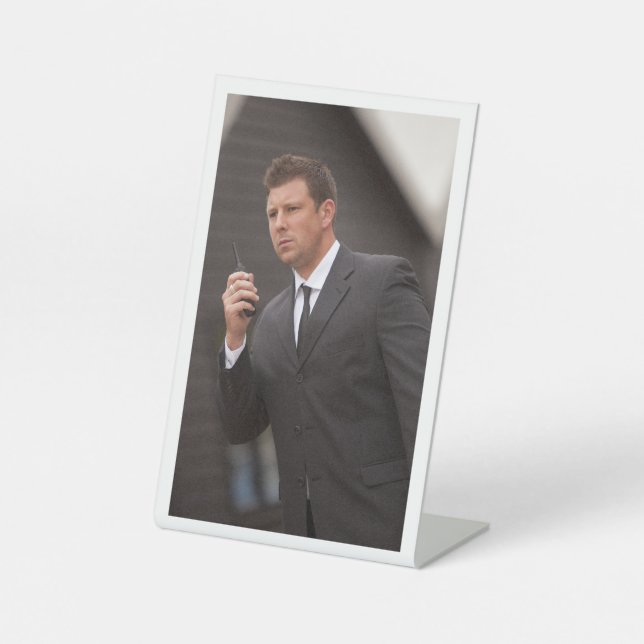 Signe De Table Elite Security - Toujours à l'écoute ! (Recto)