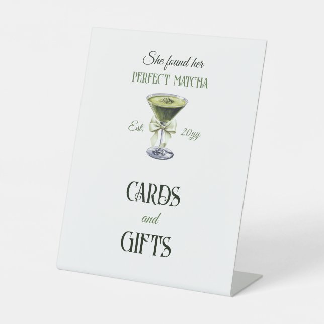 Signe De Table Elle A Trouvé Sa Faveur Parfaite Fête des mariées  (Recto)