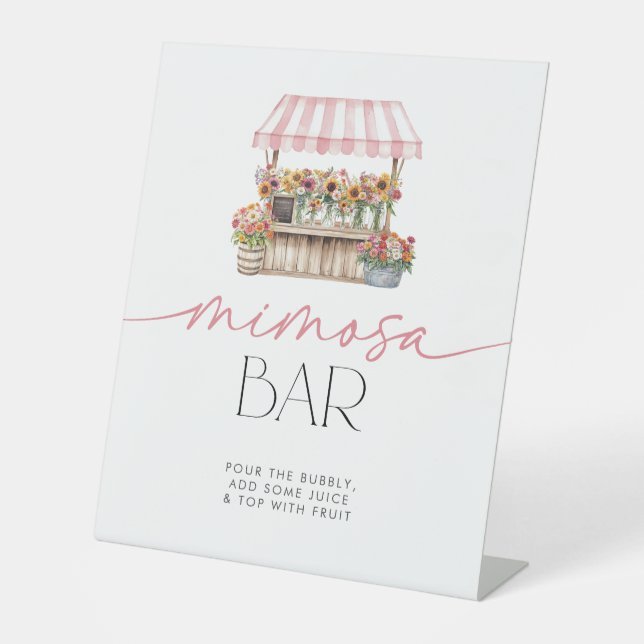 Signe De Table Elle est au Market Mimosa Bar (Recto)