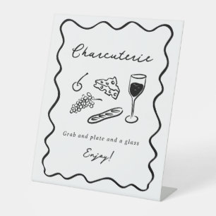 Signe De Table Elle n'est pas sur le marché Bold & Whimsical Char