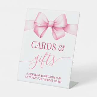 Signe De Table Elle noue la mariée au ruban rose