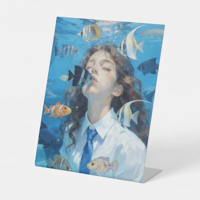 Signe De Table Embrassé par l'océan (Recto)