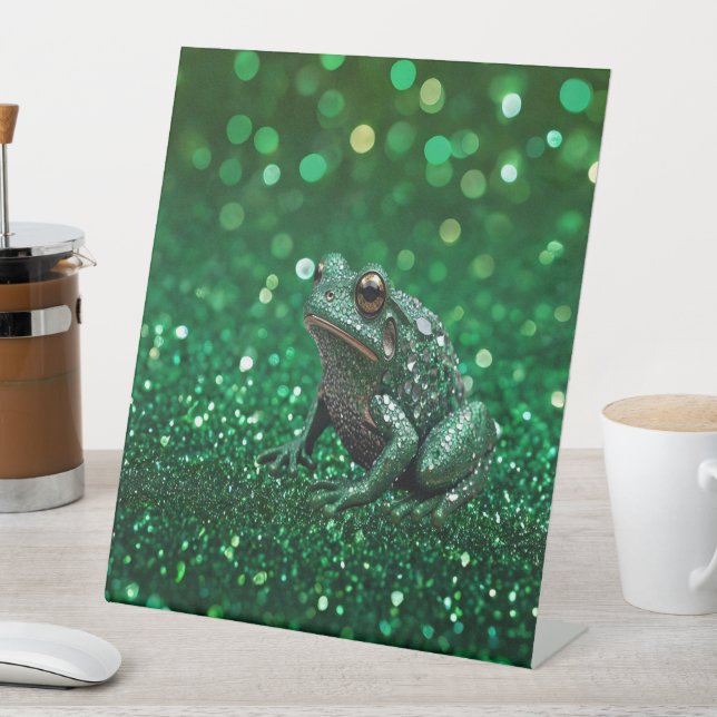 Signe De Table Émergence Enchanteresse : La Grenouille à Étincell (In SItu)