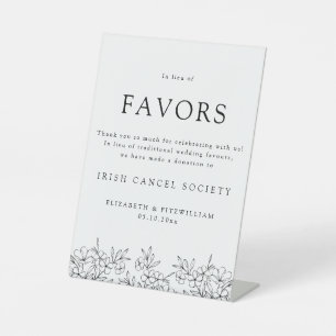 Signe De Table En Lieu Et Place De Faveurs Élégante Fleur De Ceri