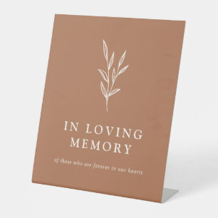 Signe De Table En Mémoire Amoureuse Brûlé Orange Mariage Botaniqu