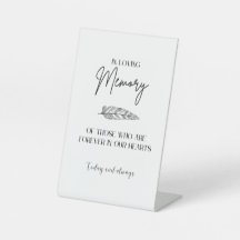 En Mémoire d'amour Simple Script Signal Pedestal