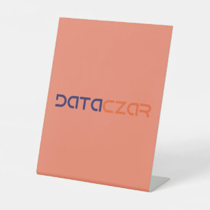 Signe de table en plastique 20,3 cm x 25,4 cm