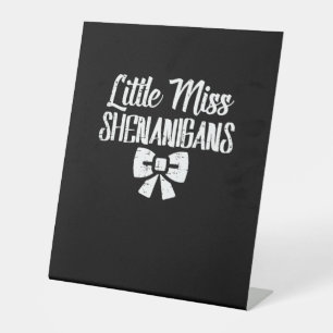 Signe De Table Enfants Little Ms Shenanigans Mignon St Patricks D