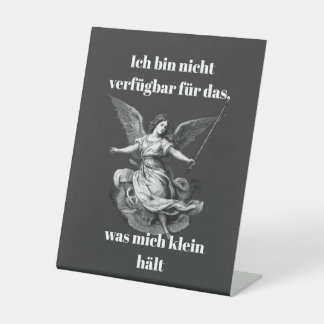 Signe De Table Engel der Unverfügbarkeit 