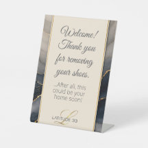 enlevez vos chaussures maison ouverte