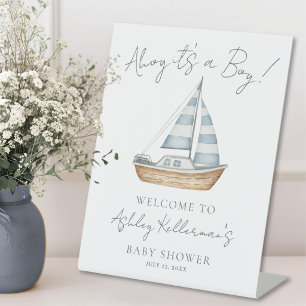 Signe De Table Enseigne de bienvenue pour Baby Shower sur le thèm