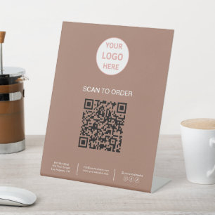 Signe De Table Enseigne de piédestal pour boulangerie avec logo d