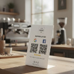 Signe De Table Enseigne de socle de code QR de critique Google Fa<br><div class="desc">Dynamisez votre entreprise avec notre enseigne de socle accrocheuse ! Avec votre logo et un code QR, notre enseigne encourage les clients à laisser des critiques Google, aidant ainsi à améliorer votre réputation en ligne et à attirer davantage de clients. Affichez cette enseigne bien en vue dans votre établissement pour...</div>