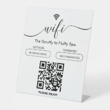 Enseigne pour salon de toilettage pour chiens WiFi