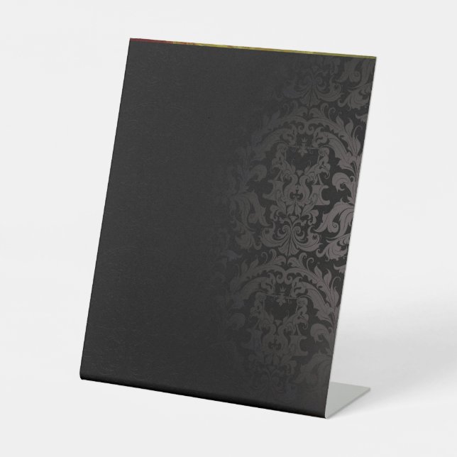 Signe De Table Enseigne sur Pied en Plastique | Décor d'Affichage (Recto)