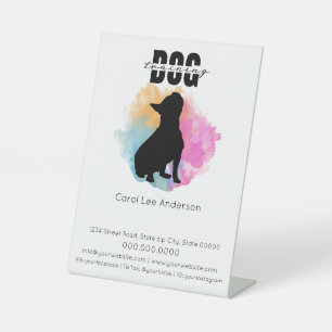 Signe De Table Entraînement des chiens