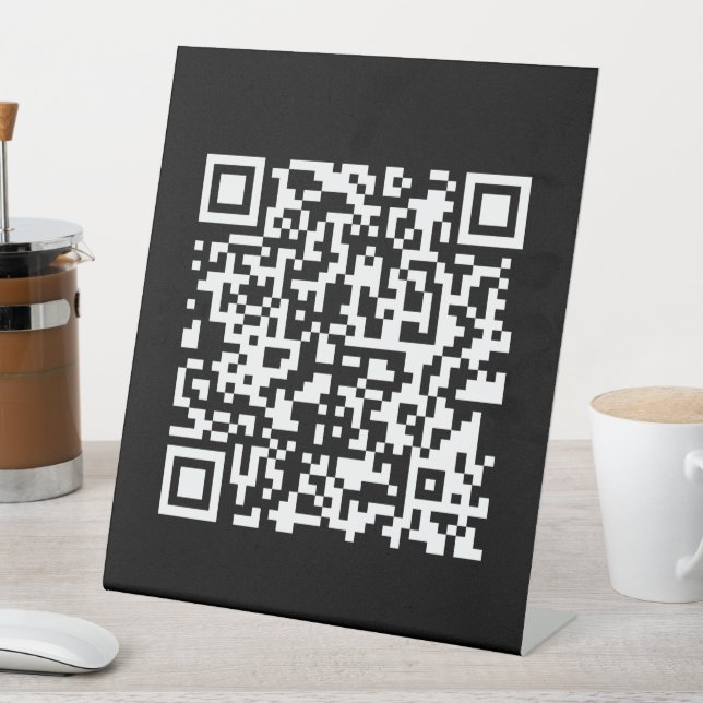 Signe De Table Entrer l'URL et créer un code QR numérisable | Bla (In SItu)