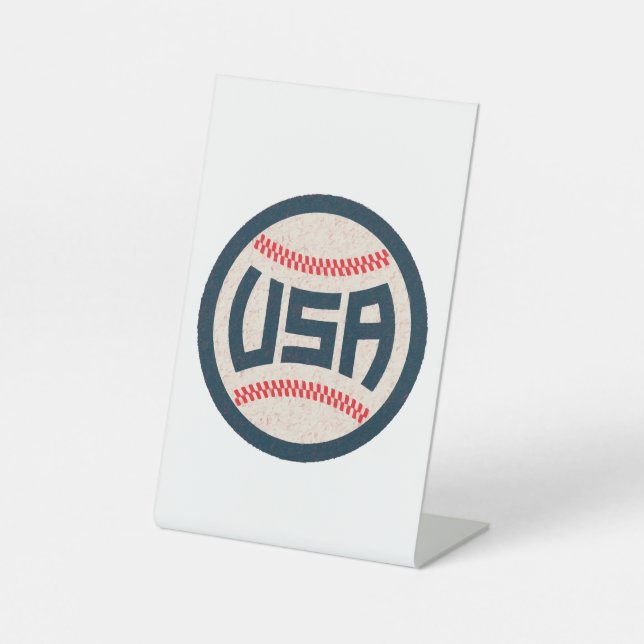 Signe De Table Équipe de baseball USA (Recto)