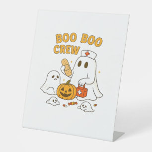 Signe De Table Équipière Boo Boo Infirmière Drôle Halloween Fantô