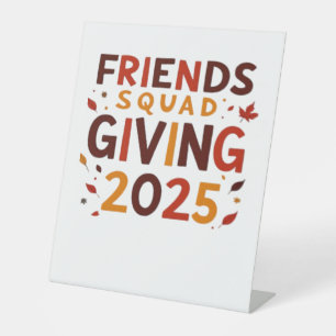 Signe De Table Escouade Amis Donnant 2025 Automne Automne Tombe R