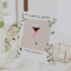 Signe De Table Espresso Martini   Cartes & Cadeaux Enterrement de