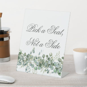 Signe De Table Eucalyptus Mariage de verdure Choisir un siège pas