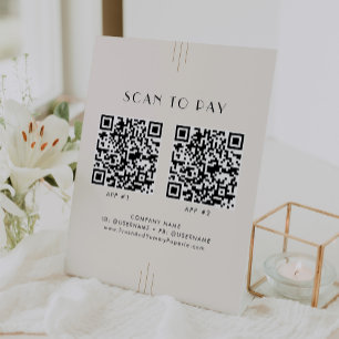 Signe De Table EVERLY Ivory Noir Entreprise 2 Applications Scan T