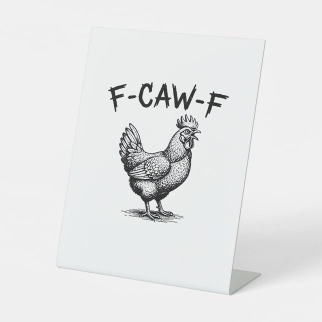 Signe De Table F-Caw-F Chicken Essential (Recto)