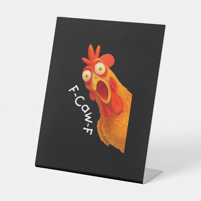 Signe De Table F-Caw-F Chicken Essential Classic Retro (Recto)