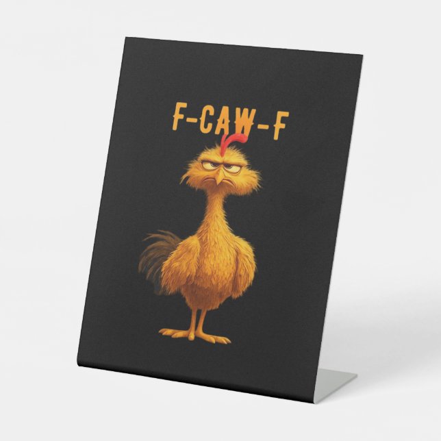 Signe De Table F-Caw-F-Chicken Essential Minimal Clean (Recto)