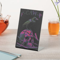 F-Caw-F Funny Black Crow Bird