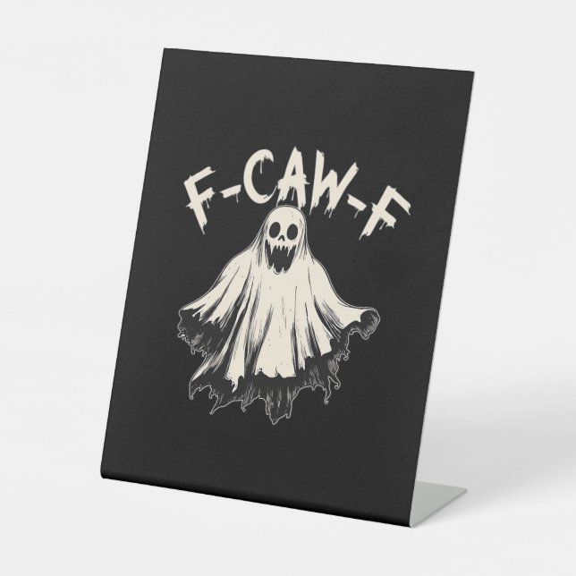 Signe De Table F-Caw-F Humour Drôle Cool Unique (Recto)
