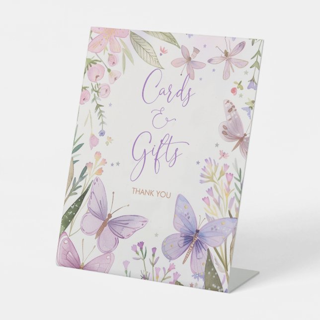 Signe De Table Fairy First Birday Cartes Et Cadeaux (Recto)