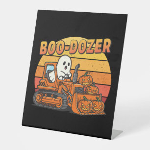 Signe De Table Fantôme de Boo Dozer drôle d'Halloween