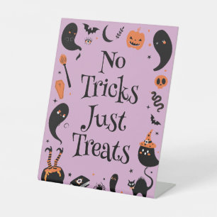 Signe De Table Faveur de Baby Shower Halloween Bébé Violet en Rou
