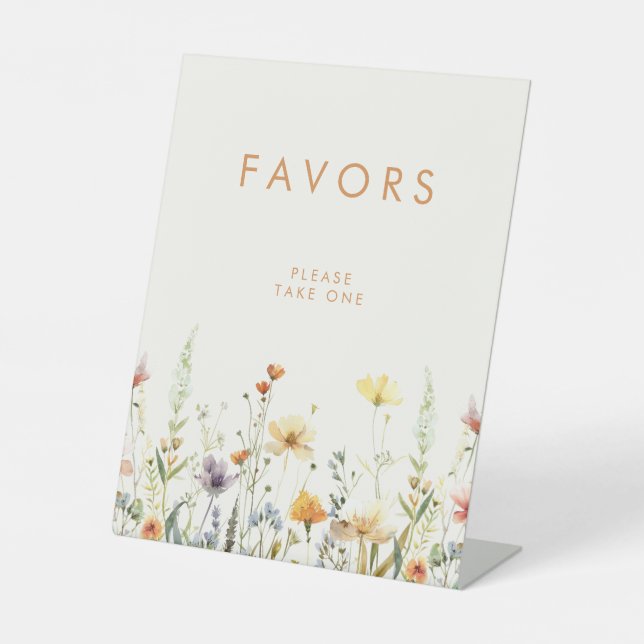Signe De Table Faveurs de Fête de Mariage Champêtre avec Fleurs S (Recto)