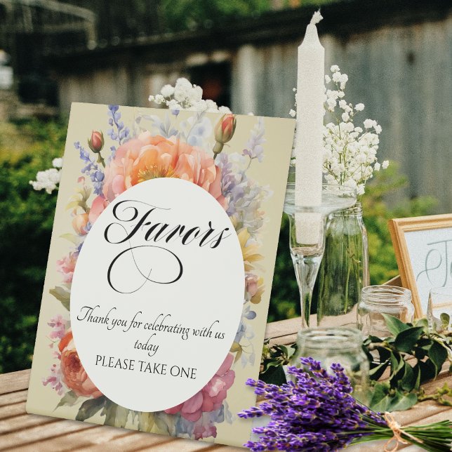 Signe De Table Faveurs Fleurs sauvages - Blé (Créateur téléchargé)