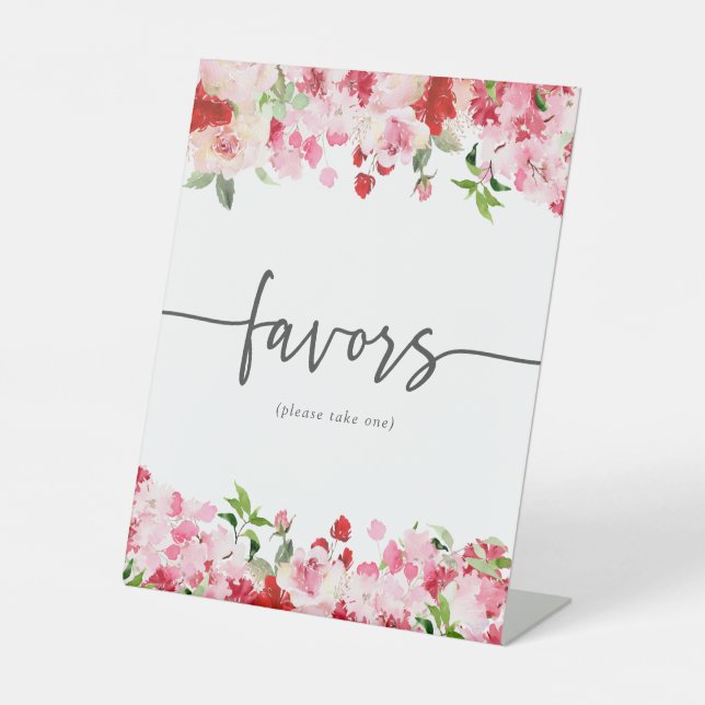 Signe De Table Faveurs Florales (Recto)