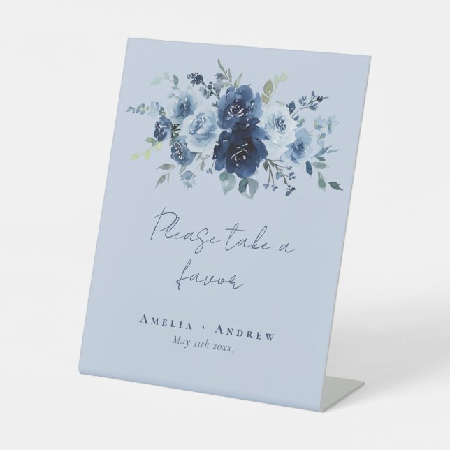 Signe De Table Favor Mariage Élégant Minimal Script (Recto)