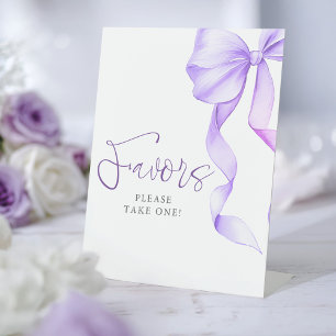 Signe De Table Favoris de la Fête des mariées de la cale violette