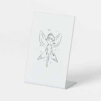 Signe De Table Fée simple pour bureau