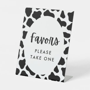 Signe De Table Fête d'anniversaire de la vache sainte S'il vous p