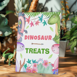 Signe De Table Fête de gâteau de fille mignonne dinosaure 1er ann
