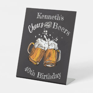 Signe De Table Fête de la bière