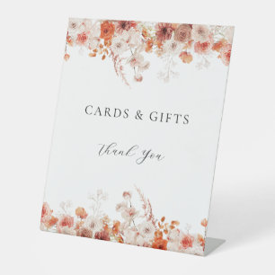 Signe De Table Fête des mariées florale automne