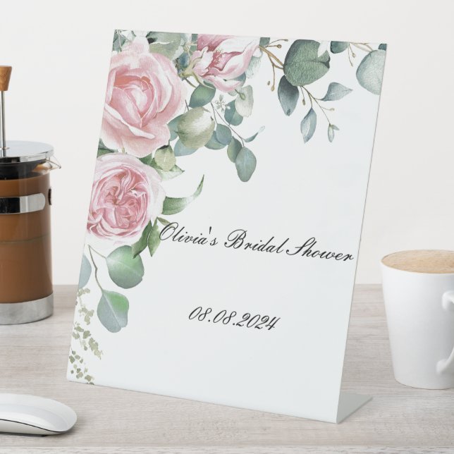 Signe De Table Fête des mariées FLORALE BLUSH ROSE (In SItu)