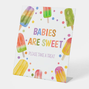 Signe De Table Fête estivale Popsicle baby shower Ice Cream