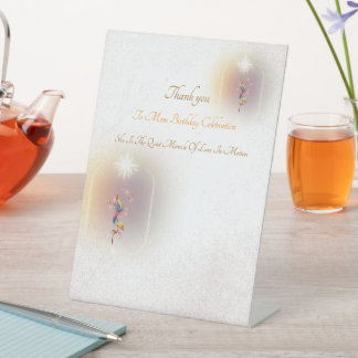 Signe De Table fête magique anniversaire de maman